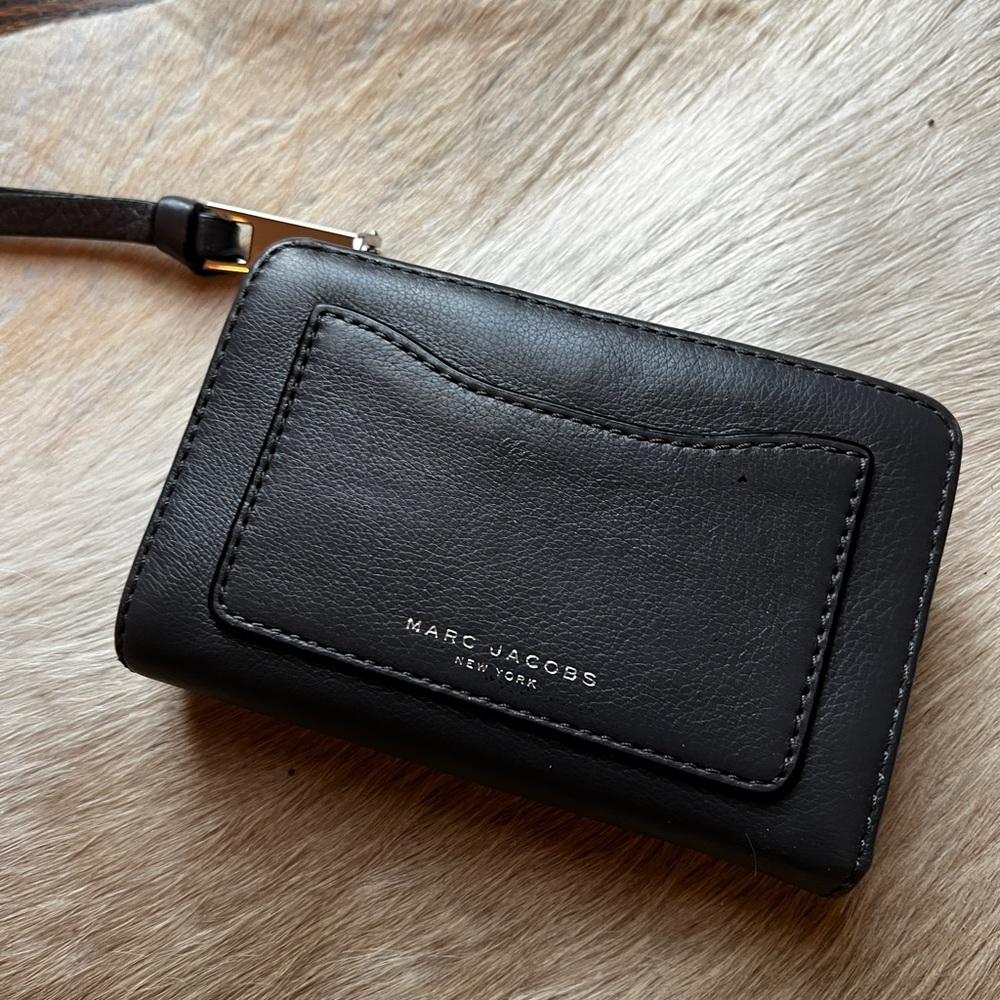 Marc Jacobs Dark Grey Leather Wallet